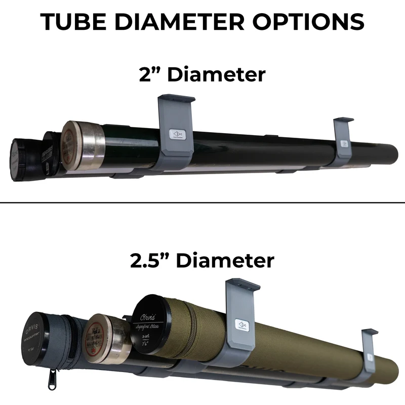 Fly Rod Tube Holder | Triple Shelf