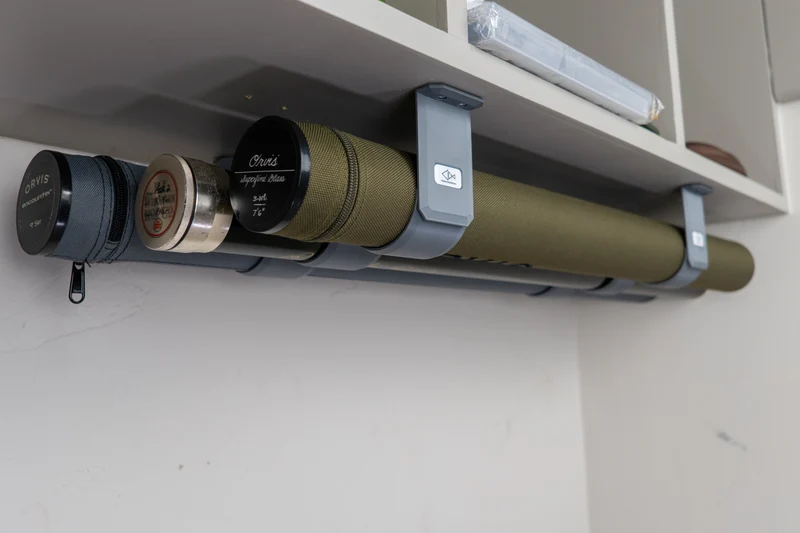 Fly Rod Tube Holder | Triple Shelf