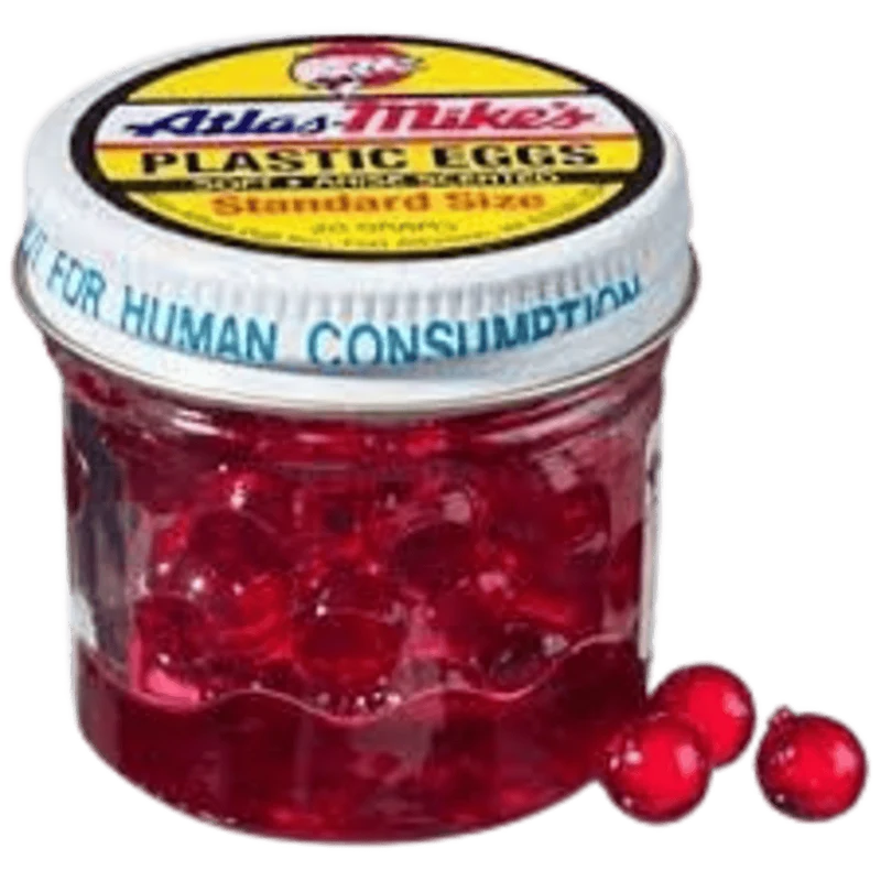 ATLAS MIKE'S - LUNKER EGG RED (STANDARD SIZE)