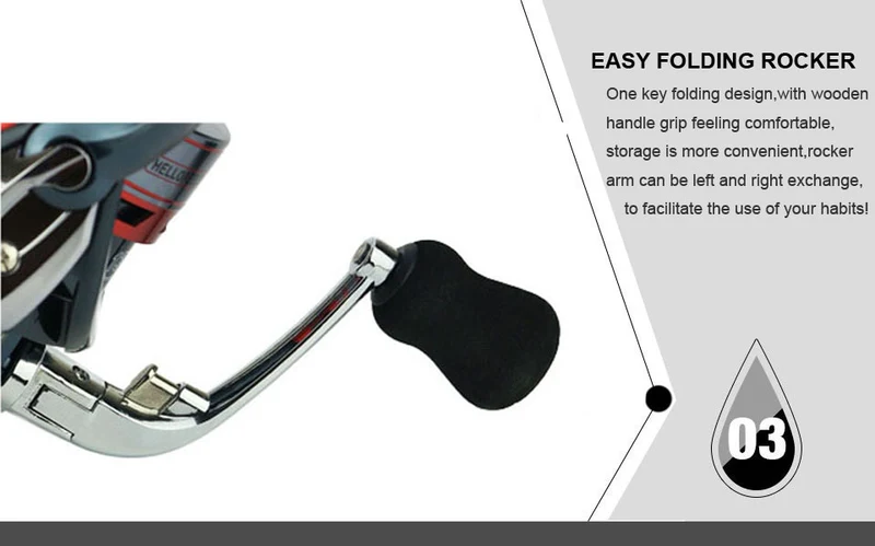 WALK FISH 13+1BB Spinning Fishing Reel Metal XS1000-7000 Series Spinning Reel Fishing Tackle