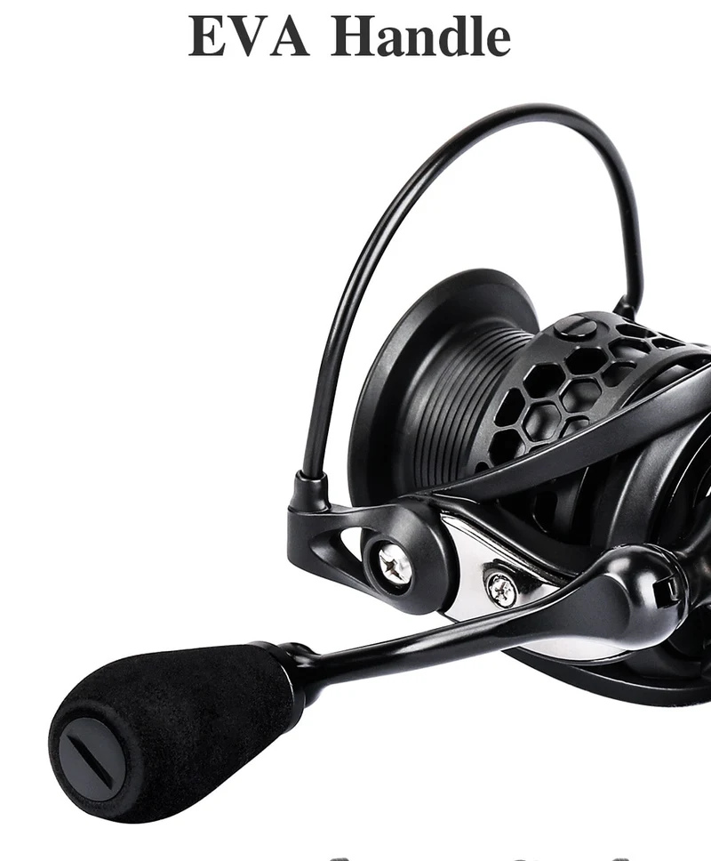 TSURINOYA NA 2000 3000 3000 4000 5000 9BB 5.2:1 Grae Ratio Saltwater Fishing Reels Lightweight Spinning Fishing Reel