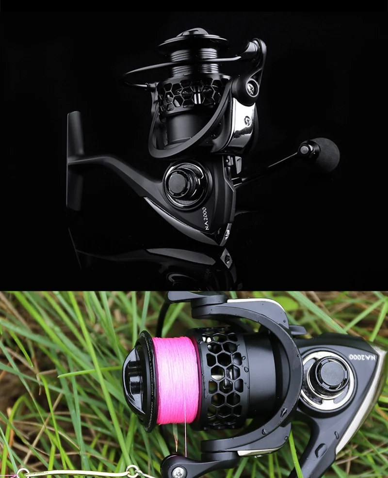 TSURINOYA NA 2000 3000 3000 4000 5000 9BB 5.2:1 Grae Ratio Saltwater Fishing Reels Lightweight Spinning Fishing Reel