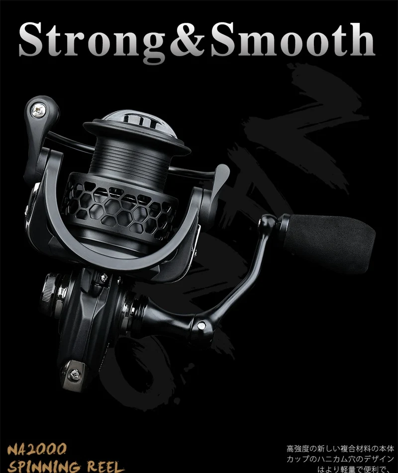 TSURINOYA NA 2000 3000 3000 4000 5000 9BB 5.2:1 Grae Ratio Saltwater Fishing Reels Lightweight Spinning Fishing Reel
