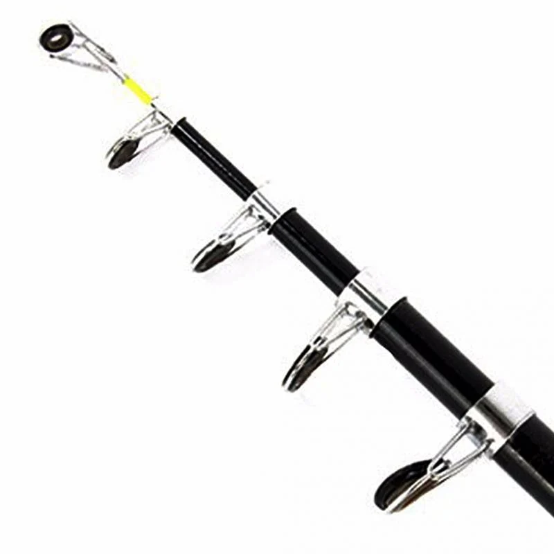 1.8M 2.1M 2.4M 2.7M 3.0M 3.6M 4.5M Portable Telescopic Fishing Rod Glass Fiber Fishing Pole Travel Sea Fishing Spinning Rod