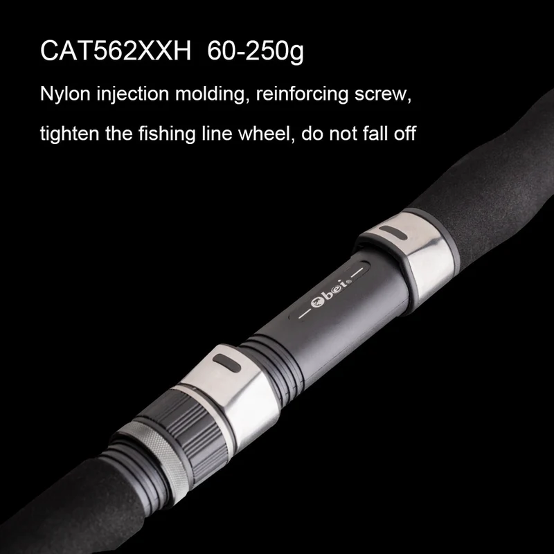 Obei HURRICANE 1.8m 2.1m 2.4m 2.7m 3 section baitcasting fishing rod travel ultra light casting spinning lure 5g-40g M/ML/MH Rod