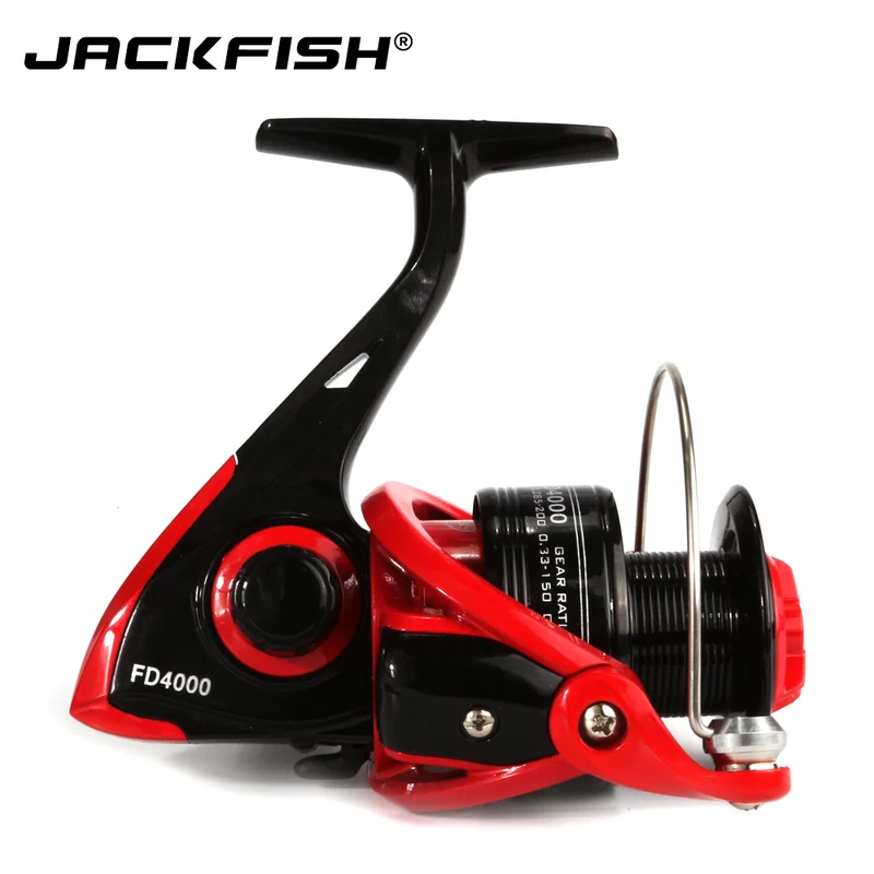 JACKFISH High Speed Fishing Reels G-Ratio 5.0:1 Bait Folding Rocker spinning wheel fishing reel carpa molinete de pesca
