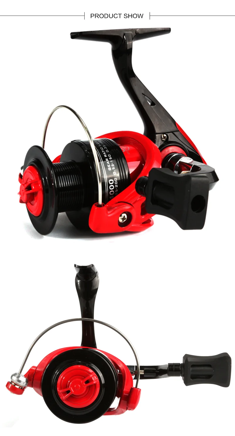 JACKFISH High Speed Fishing Reels G-Ratio 5.0:1 Bait Folding Rocker spinning wheel fishing reel carpa molinete de pesca