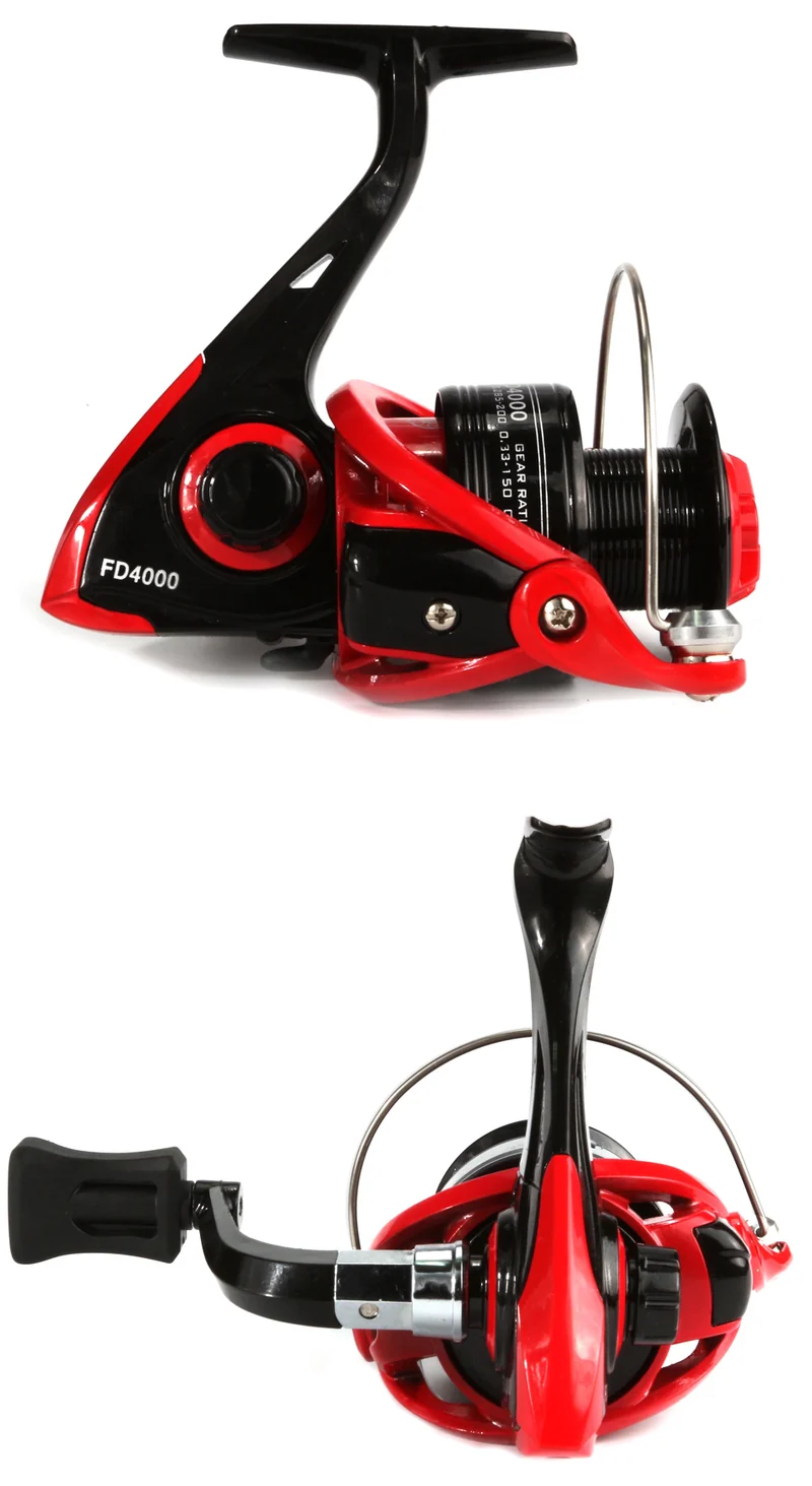 JACKFISH High Speed Fishing Reels G-Ratio 5.0:1 Bait Folding Rocker spinning wheel fishing reel carpa molinete de pesca