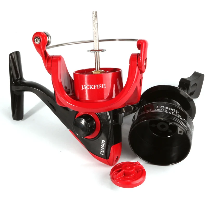 JACKFISH High Speed Fishing Reels G-Ratio 5.0:1 Bait Folding Rocker spinning wheel fishing reel carpa molinete de pesca