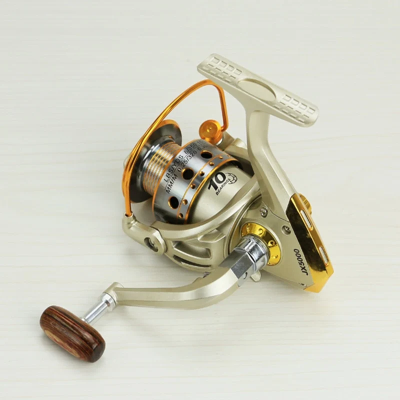 2019 Metal Spool Spinning Fishing Reel 12BB Superior Wheel for Freshwater Saltwater Fishing 1000-7000 Series 5.5:1 Wheel reel