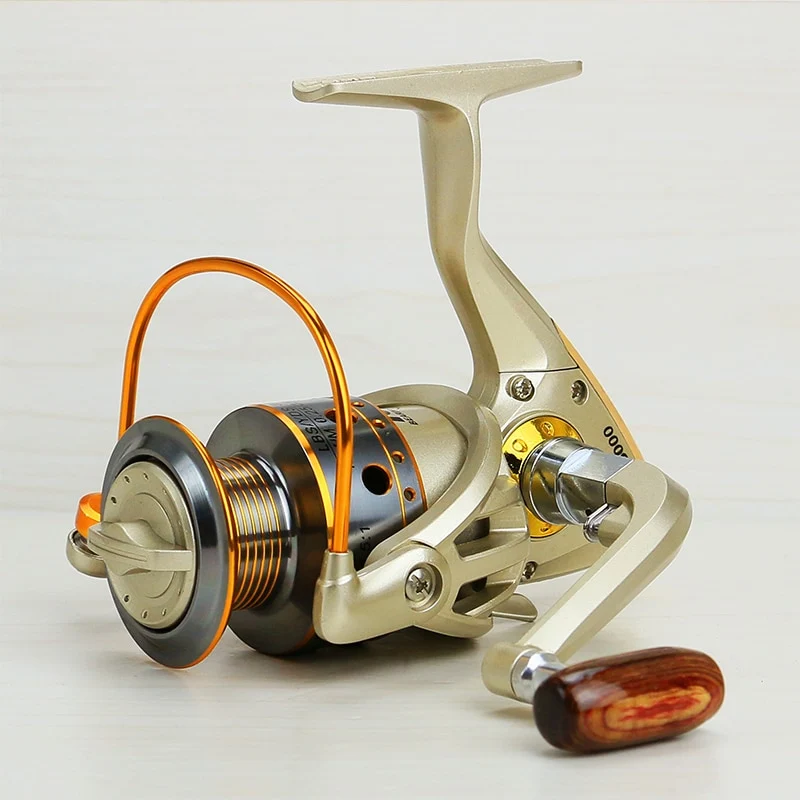 2019 Metal Spool Spinning Fishing Reel 12BB Superior Wheel for Freshwater Saltwater Fishing 1000-7000 Series 5.5:1 Wheel reel
