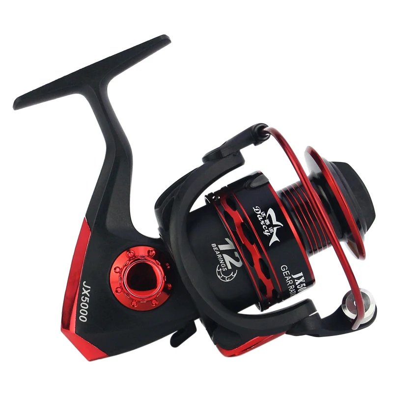 2019 Metal Spool Spinning Fishing Reel 12BB Superior Wheel for Freshwater Saltwater Fishing 1000-7000 Series 5.5:1 Wheel reel