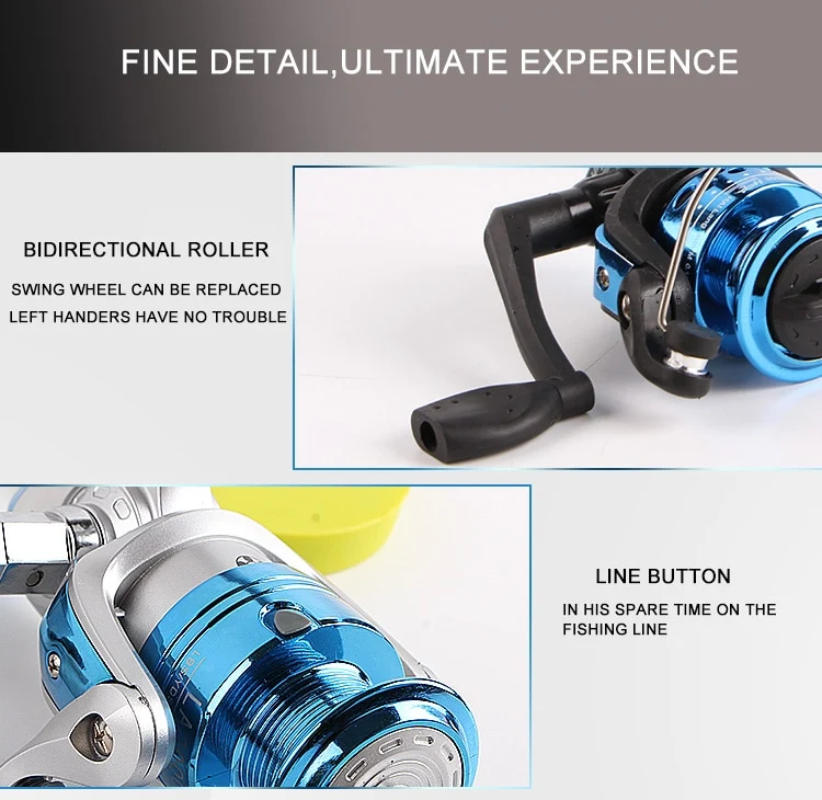 Folding Spinning Fishing Reels Wheel Spinning Reel Pardew Lure Wheel Vessel Bait Casting Flying Fishing Trolling