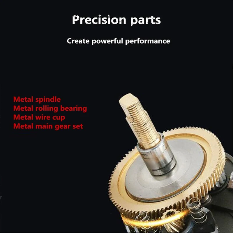 Lizard 18*1BB Metal Baitcasting Fishing Reel 8.1:1 Long Shot Left / Right Hand Fishing Wheel Bait Casting Fishing Reel