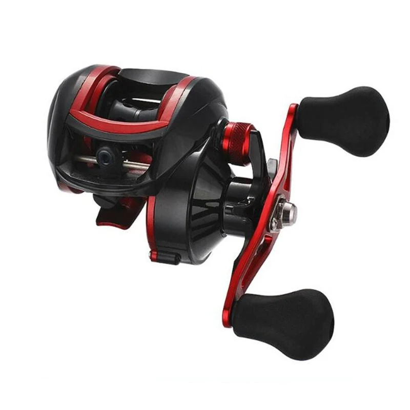 Lizard 18*1BB Metal Baitcasting Fishing Reel 8.1:1 Long Shot Left / Right Hand Fishing Wheel Bait Casting Fishing Reel