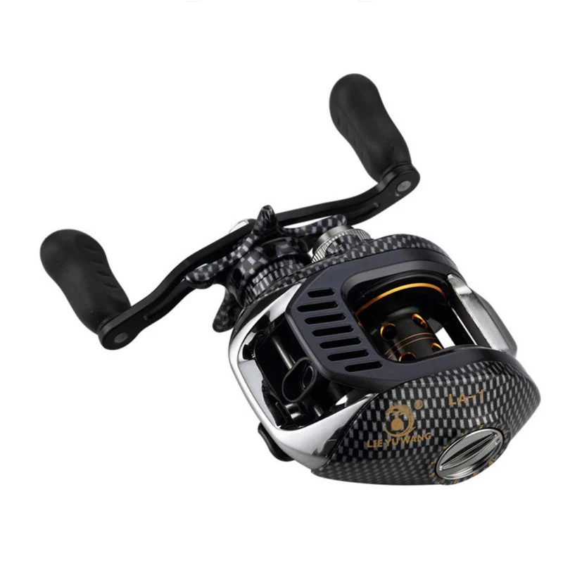 6.3:1 Baitcast Fishing Reel 13 Bearing Large Line Capacity Lightweight Left-handed Right-handed Bait Casting Fishing Wheel Tool