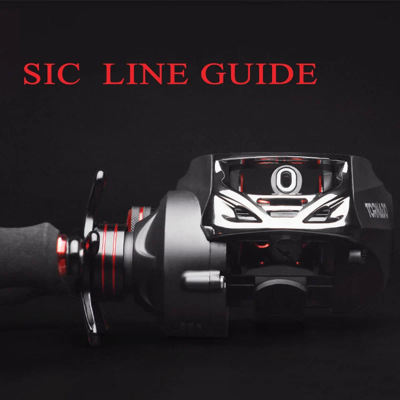 DASNAKI Baitcast reel 5.5kg Power fishing baitcasting reel Magnetic Drag 7.0:1 reels Light Carbon Body molinete de pesca