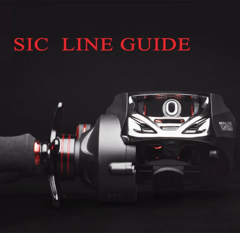 DASNAKI Baitcast reel 5.5kg Power fishing baitcasting reel Magnetic Drag 7.0:1 reels Light Carbon Body molinete de pesca
