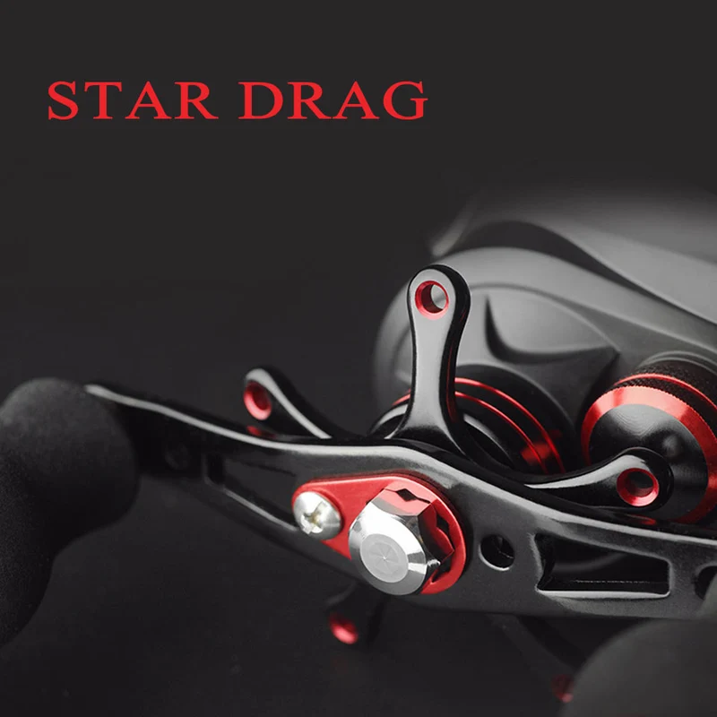 DASNAKI Baitcast reel 5.5kg Power fishing baitcasting reel Magnetic Drag 7.0:1 reels Light Carbon Body molinete de pesca