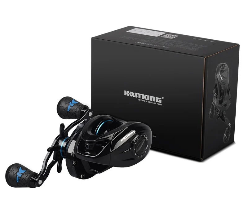 KastKing 2019 New Crixus Super Light Baitcasting Fishing Reel Dual Brake System Freshwater 8KG Drag Casting Reel Fishing Coil