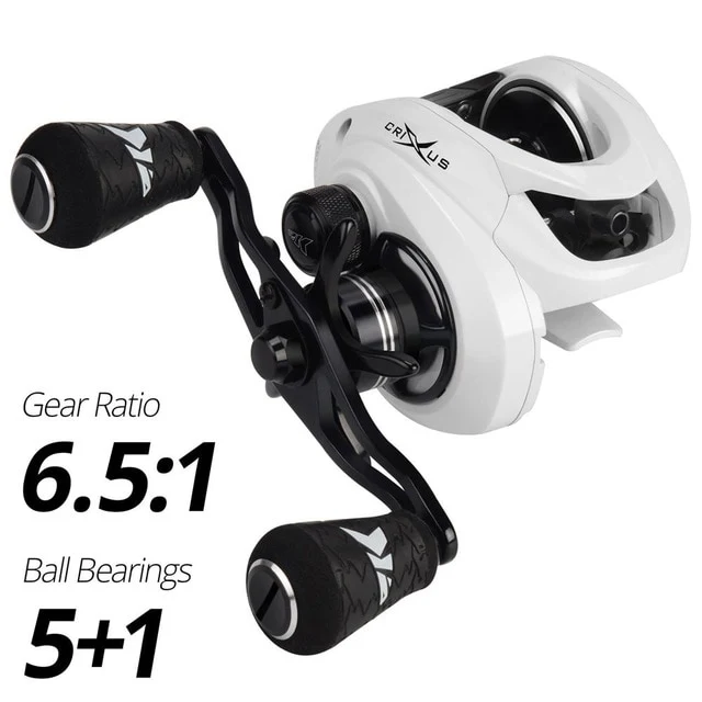 KastKing 2019 New Crixus Super Light Baitcasting Fishing Reel Dual Brake System Freshwater 8KG Drag Casting Reel Fishing Coil