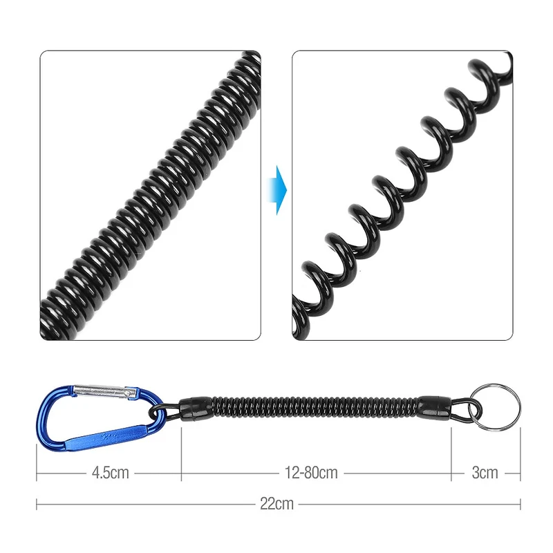 DONQL Multifunctional Fishing Pliers Scissors Line Cutter Hook Remover Fishing Clamp Accessories Tools With Lanyards Spring Rope