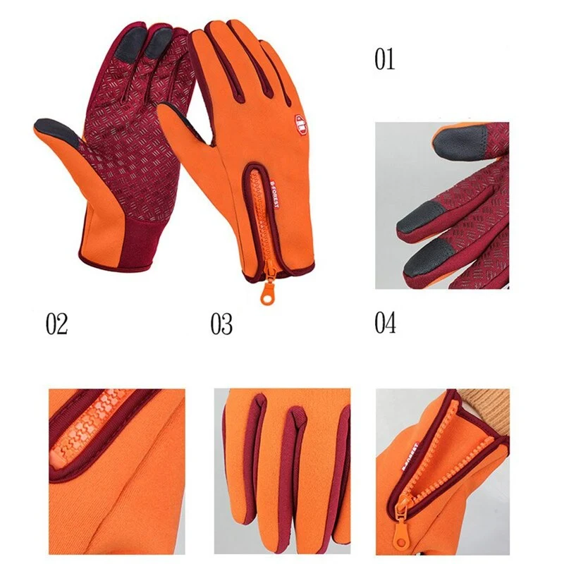 Fishing Gloves Full Finger Neoprene PU Breathable Leather Warm Pesca Fitness Carp Fishing Accessories Winter Fishing Gloves