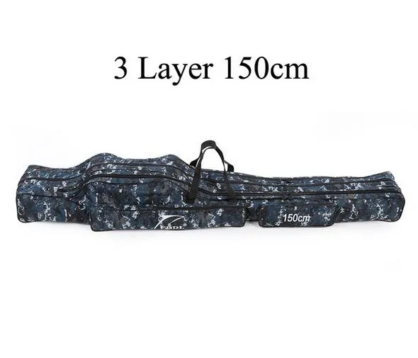 FDDL Fishing Rod bag Carrier Fishing Reel Pole Storage Bag 110cm / 120cm / 130cm / 150cm