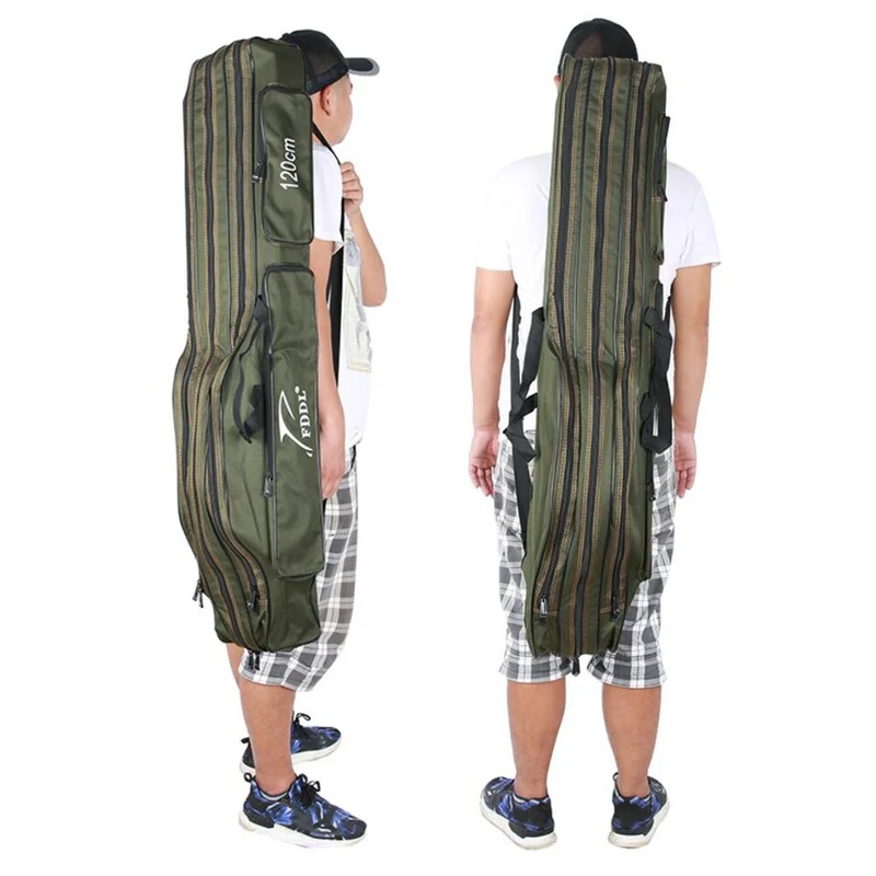 FDDL Fishing Rod bag Carrier Fishing Reel Pole Storage Bag 110cm / 120cm / 130cm / 150cm