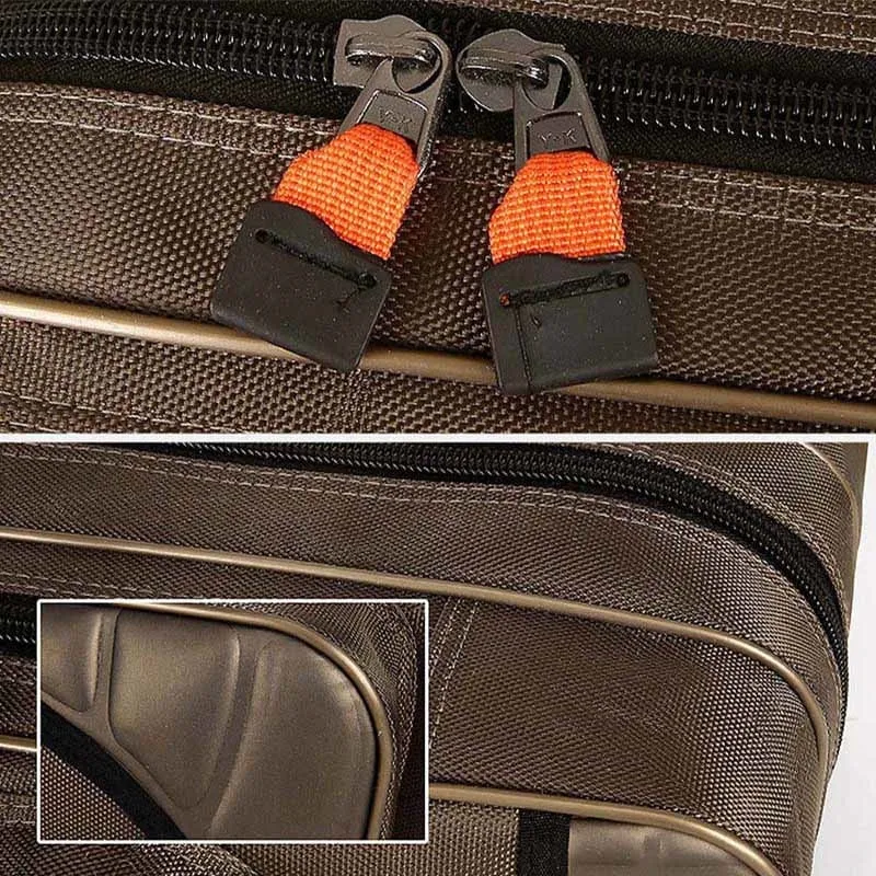 Portable Fishing Bags 3 Layer Large Capacity Fishing Pole Tools Storage Bag Nylon Waterproof Tackle Gear Carrier Shoulder Bag