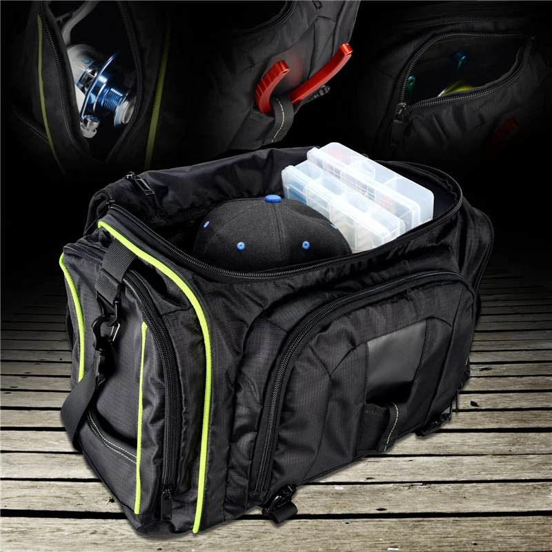 KastKing Waterproof Fishing Bag Large Capacity Multifunctional Lure Fishing Tackle Pack Outdoor Shoulder Bags