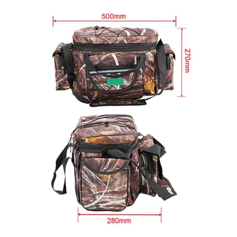 Multi-function Storage Bag Shoulder Messenger Large-capacity Fishing Gear Pocket Bags Tool Waterproof Durable Pack