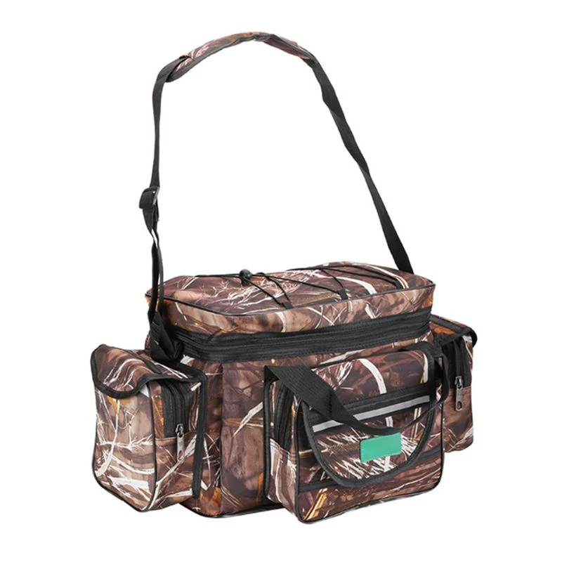 Multi-function Storage Bag Shoulder Messenger Large-capacity Fishing Gear Pocket Bags Tool Waterproof Durable Pack