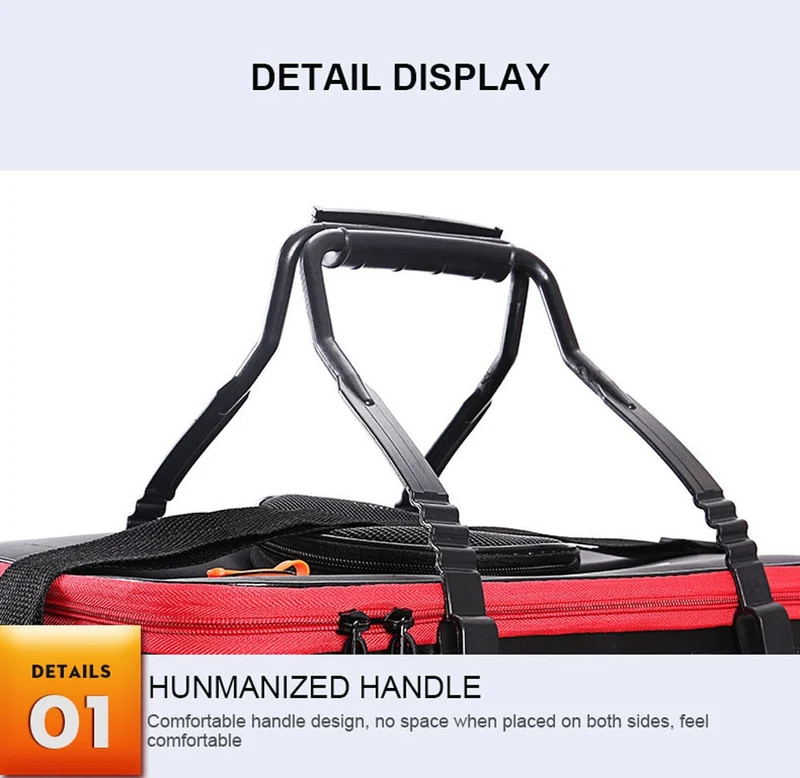 Loogdeel Portable Zipper Fishing Bucket Outdoor Folding EVA Fishing Bag live fish bucket 5 Sizes Camping Hiking Fishing Bag