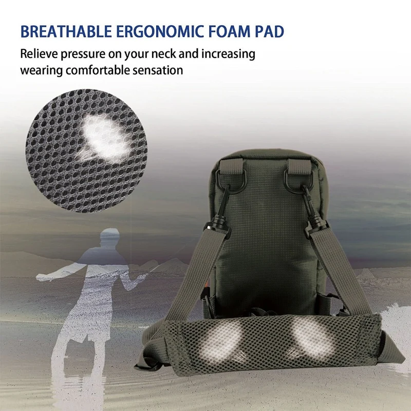 Maximumcatch Fly Fishing Bag Fishing Chest Pack Fishing Backpack With Fishing Tool Accessory