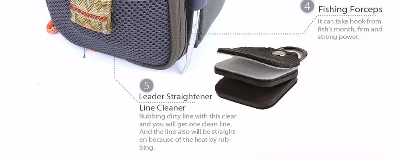 Maximumcatch Fly Fishing Bag Fishing Chest Pack Fishing Backpack With Fishing Tool Accessory