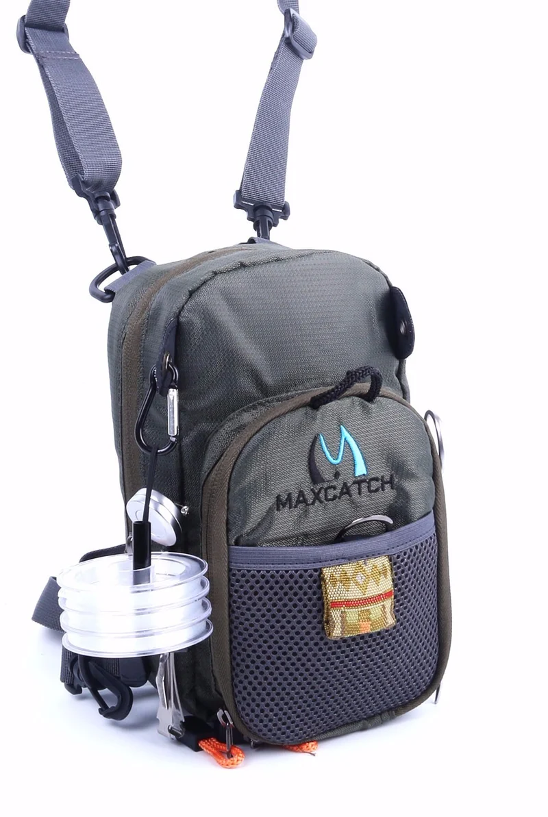 Maximumcatch Fly Fishing Bag Fishing Chest Pack Fishing Backpack With Fishing Tool Accessory