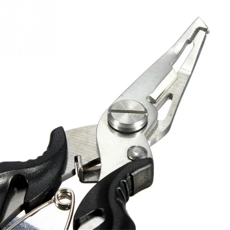 3 Colors Multi-function Curved Fishing Pliers Stainless Fish Plier Fishing Tools + Bag Suitable For Any Fishing Environment