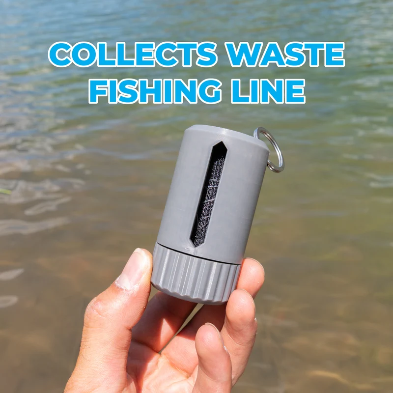 Tippet and Fishing Line Waste Container with Line Cutter | Pesca Innovations