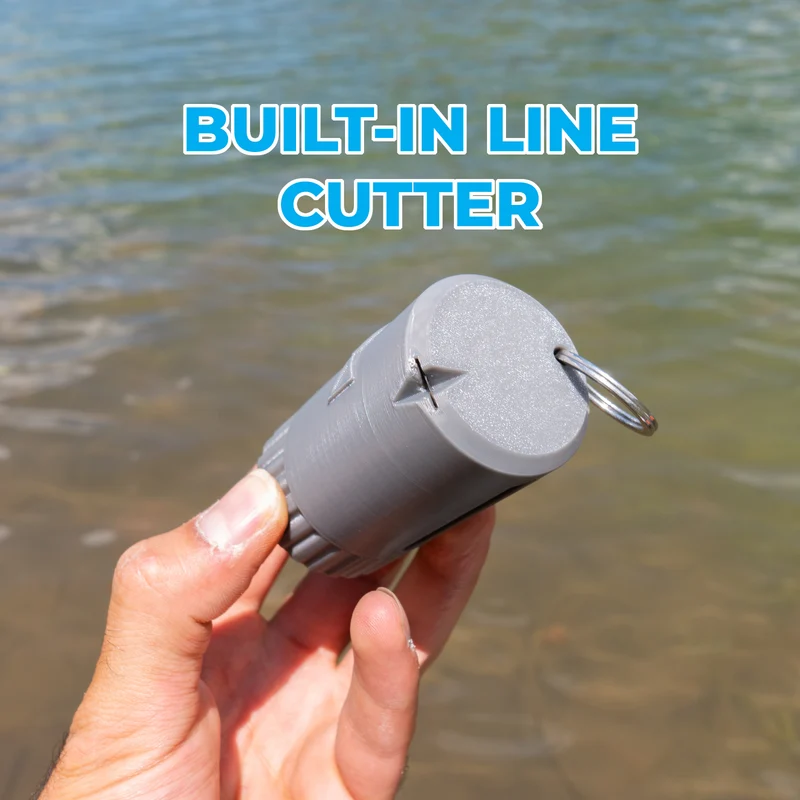 Tippet and Fishing Line Waste Container with Line Cutter | Pesca Innovations