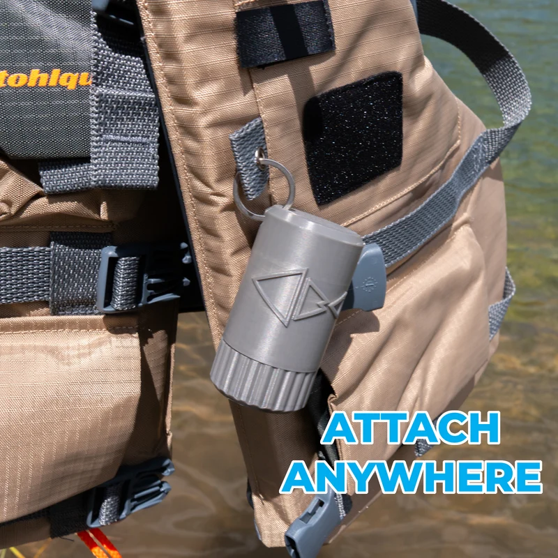 Tippet and Fishing Line Waste Container with Line Cutter | Pesca Innovations
