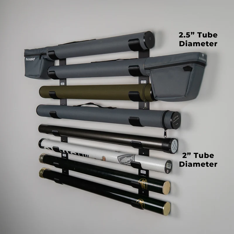 Fly Rod Tube Holder | Quad Wall
