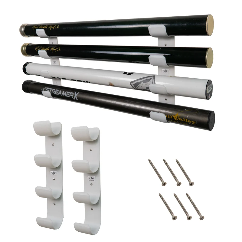 Fly Rod Tube Holder | Quad Wall
