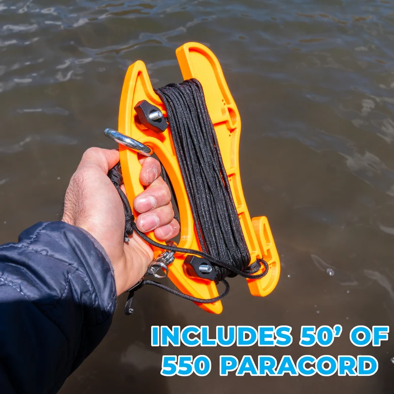 Kayak Anchor Line Reel | Track Mount System