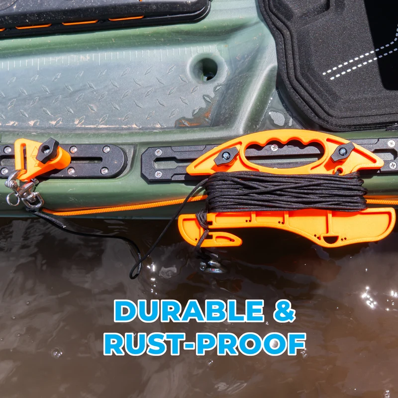 Kayak Anchor Line Reel | Track Mount System