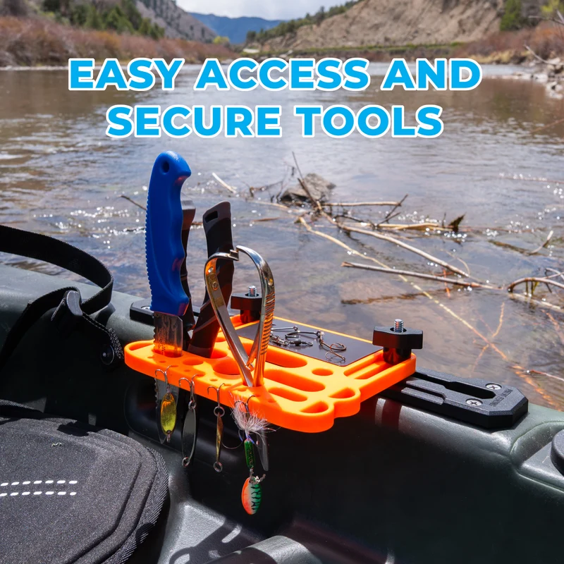 Kayak Tool Holder with Magnetic Pad | Rail Mount