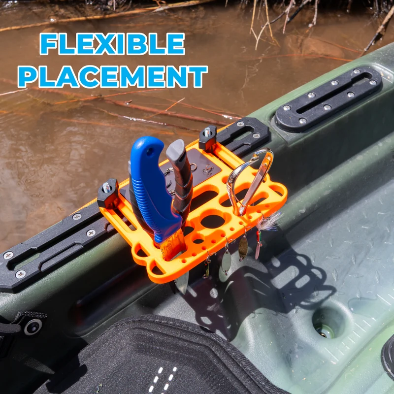 Kayak Tool Holder with Magnetic Pad | Rail Mount