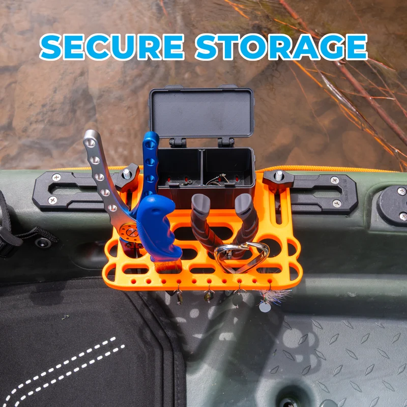 Kayak Rail Mount Mini Tool & Tackle Holder | Rail Mount