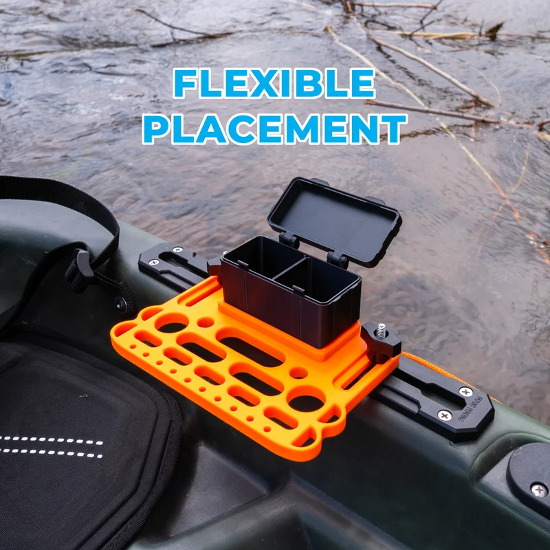 Kayak Rail Mount Mini Tool & Tackle Holder | Rail Mount