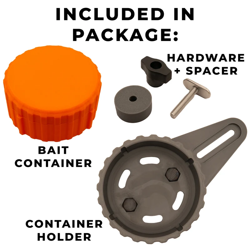 Kayak Bait Container | T-Rail Mount